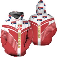 Serbia Flag Sport Soccer World Cup Team 3d Hoodie