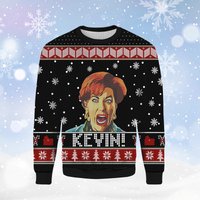 Catherine O'hara Screaming Kevin Home Alone Ugly Christmas Sweater