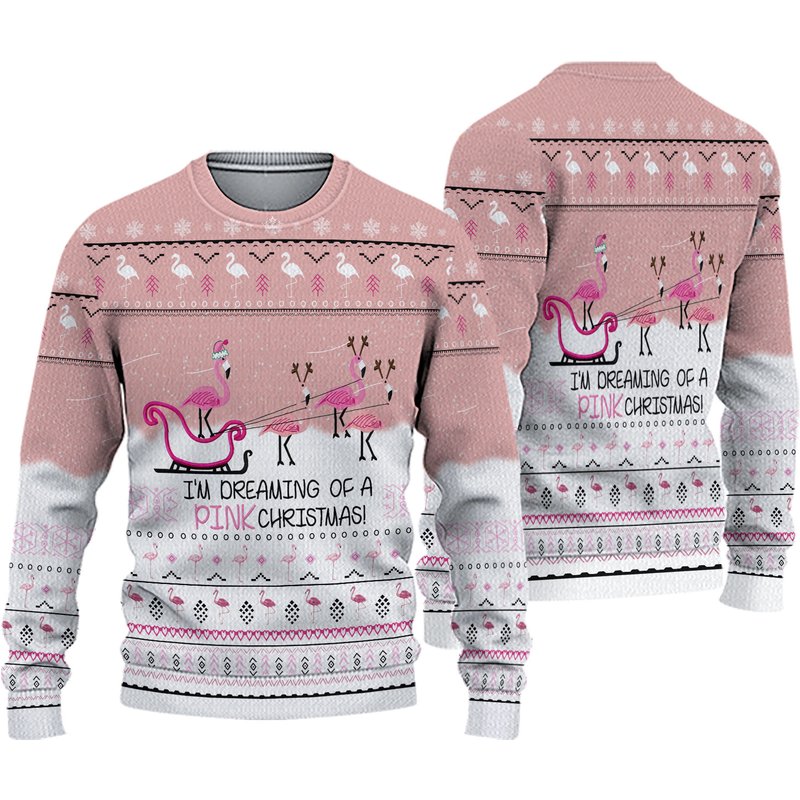 I'm Dreaming Of A Pink Christmas Ugly Sweater — Chandails pour hommes