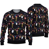 3d Christmas Trumpet Ugly Sweater