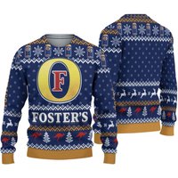3d Fosters Beer Ugly Sweater Christmas