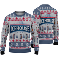3d Icehouse Beer Ugly Sweater Christmas