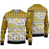 3d Bitburger Beer Ugly Sweater Christmas