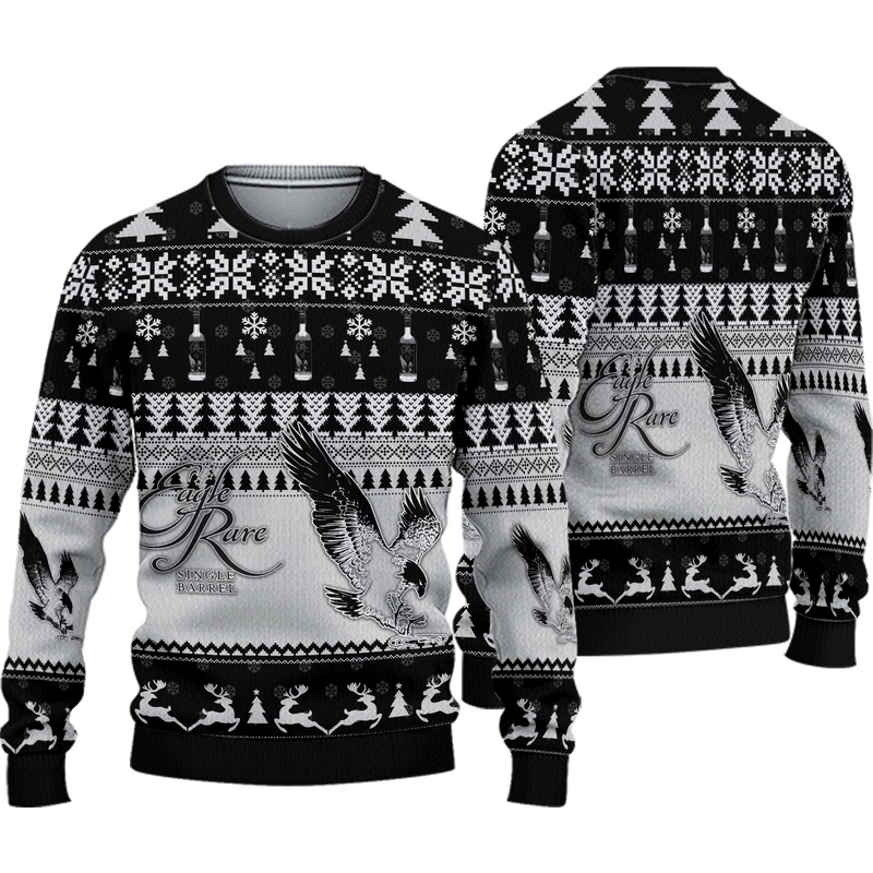 3d Eagle Rare Single Barrel Ugly Sweater