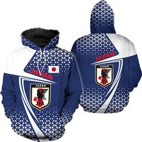 Japan Flag Pattern Sport Soccer Team, World Cup 2022 Qatar Champions 3d Hoodie — Sweats à capuche pour hommes