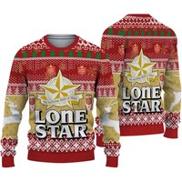 3d Lone Star Ugly Sweater Beer Drinking Christmas
