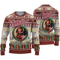 3d Miller Highlife Beer Sweater Christmas