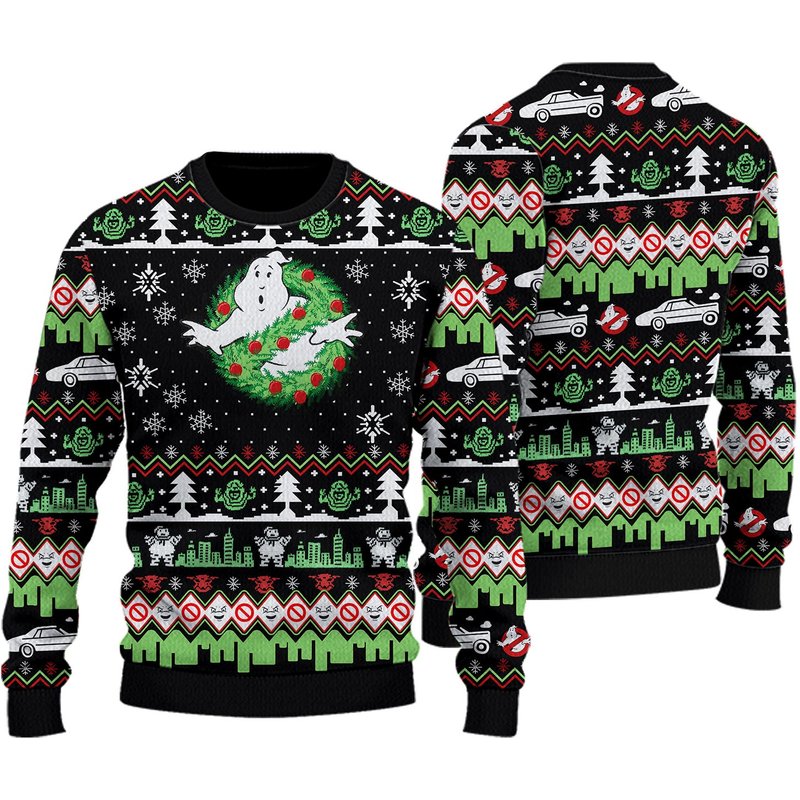 Ghostbusters Christmas Ugly Sweater — Chandails pour hommes