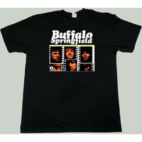 Buffalo Springfield Rock Band Black Unisex Tshirt