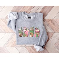 Christmas Coffee Sweatshirt, Christmas Sweatshirt, Coffee Sweatshirt — Mens Hoodies