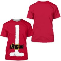 Santa Jacket Christmas Costume Jumbo Shirt — Mens T Shirts