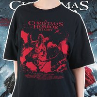 Christmas Horror Story Shirt | Scary Shirt — Mens T Shirts