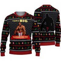 I Have A Big Package For You Barry Wood Christmas Ugly Sweater