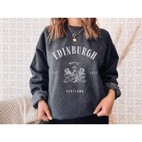 Edinburgh Sweatshirt, Edinburgh Sweatshirt, Scotland Pullover, Vintage Sweatshirt