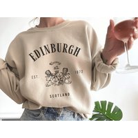 Edinburgh Sweatshirt, Edinburgh Sweatshirt, Scotland Pullover Sweatshirt — Mens Hoodies