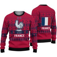 France National Ugly Christmas Sweater World Cup Soccer Team, Qatar World Cup 2022 3d Sweater