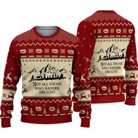Lord Of The Rings Not All Those Who Wander Are Lost 3d Sweater