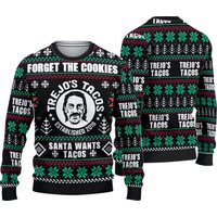 New Trejo's Tacos Ugly Holiday Christmas 3d Sweater