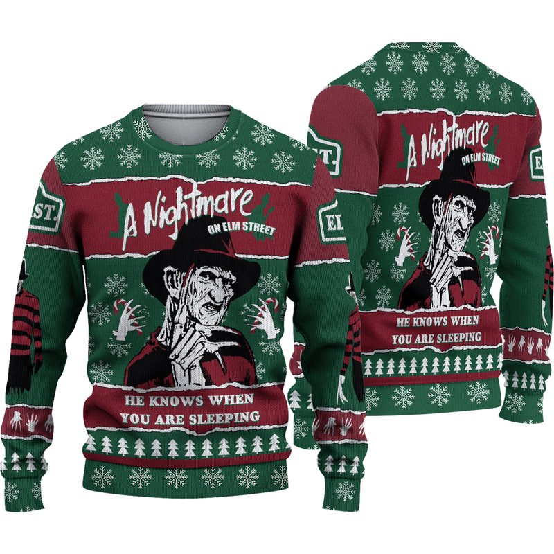 A Nightmare Freddy Ugly Christmas Sweater — Chandails pour hommes