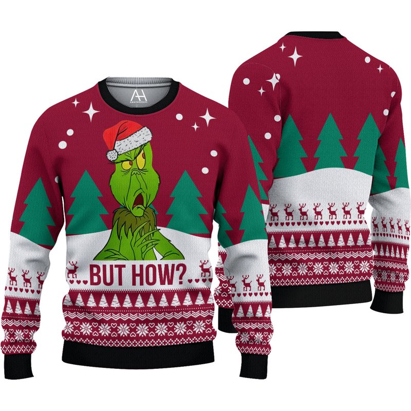 Grinch Ugly Christmas Sweater