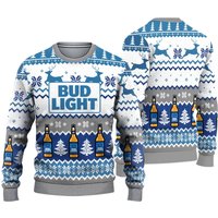 Bud Light Beer Ugly Sweater — Sweats à capuche pour hommes