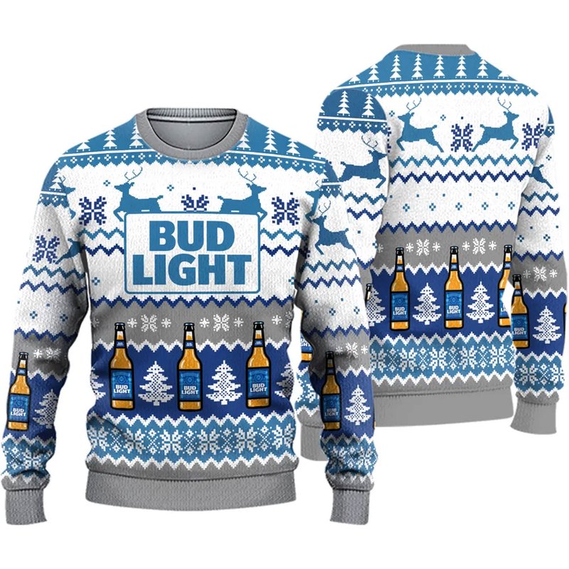 Bud Light Beer Ugly Sweater — Chandails pour hommes