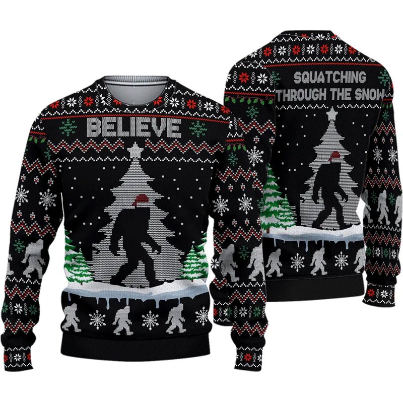 Christmas Ugly Sweater — Sweats à capuche pour hommes