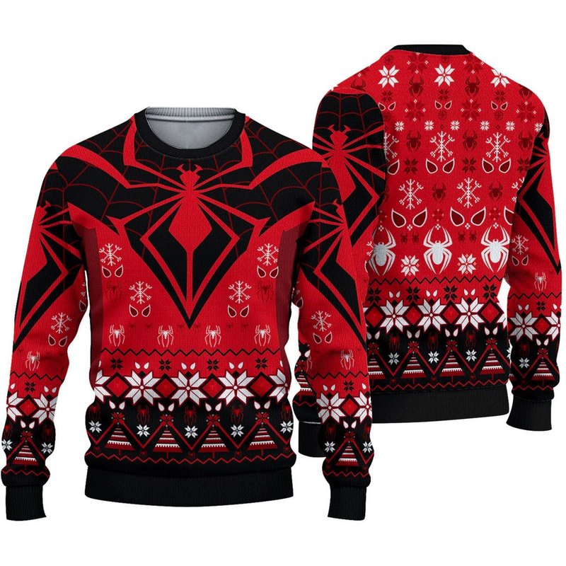 Spider-mans Ugly Knitted Christmas Sweater — Chandails pour hommes