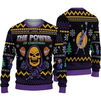The Power Of Christmas Skeletor Ugly Christmas Ugly Sweater