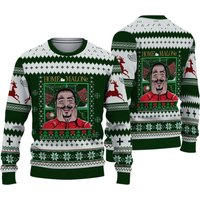 Home Malone Ugly Christmas Sweater - Knitted Design