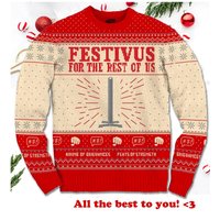Festivusseinfeld Movie Love Ugly Christmas Knitted Sweater