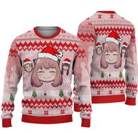 Spy And Family Ugly Christmas Ugly Sweater
