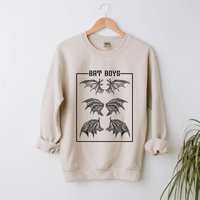 Halloween Bat Boys Crewneck Sweatshirt, Tog/cc/acotar Universe Inspired Wings — Sweats à capuche pour hommes