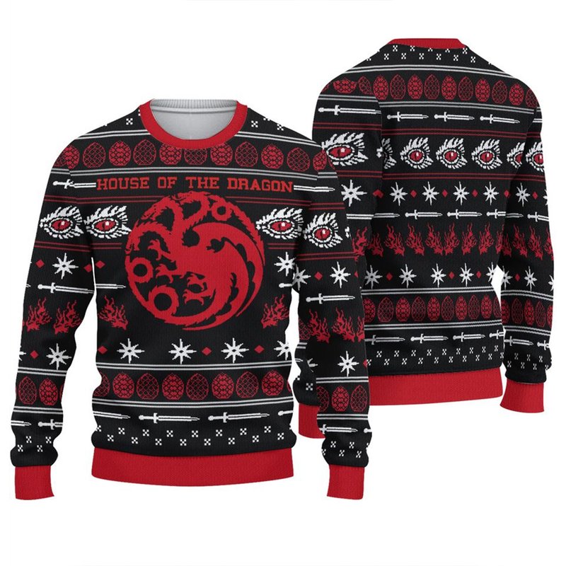 Holiday House Targaryen Ugly Christmas Sweater — Mens Sweaters