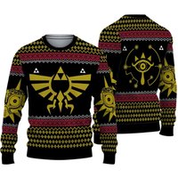 The Legend Of Zelda Ugly Knitted Christmas Sweatshirt — Chandails pour hommes