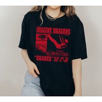 Imagine Dragons Sharks Shirt — T-shirts pour hommes
