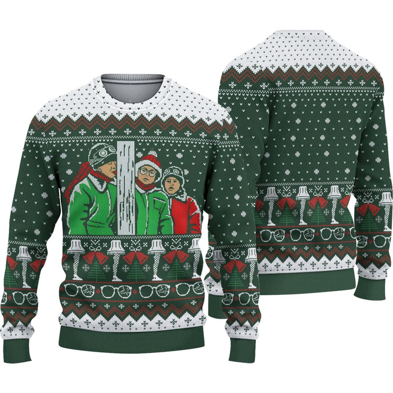A Christmas Story Triple Dog Dare Ugly Sweater — Chandails pour hommes
