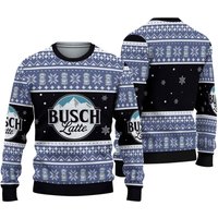 Cozy Busch Latte Ugly Christmas Sweater