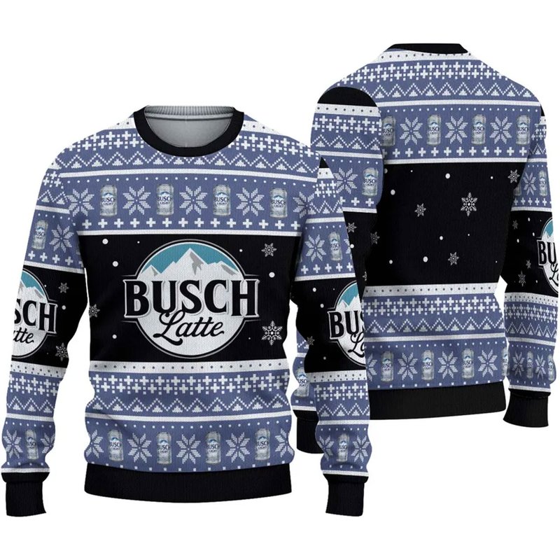 Cozy Busch Latte Ugly Christmas Sweater — Chandails pour hommes