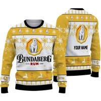 Personalized Bundaberg Rum Ugly Christmas Sweater