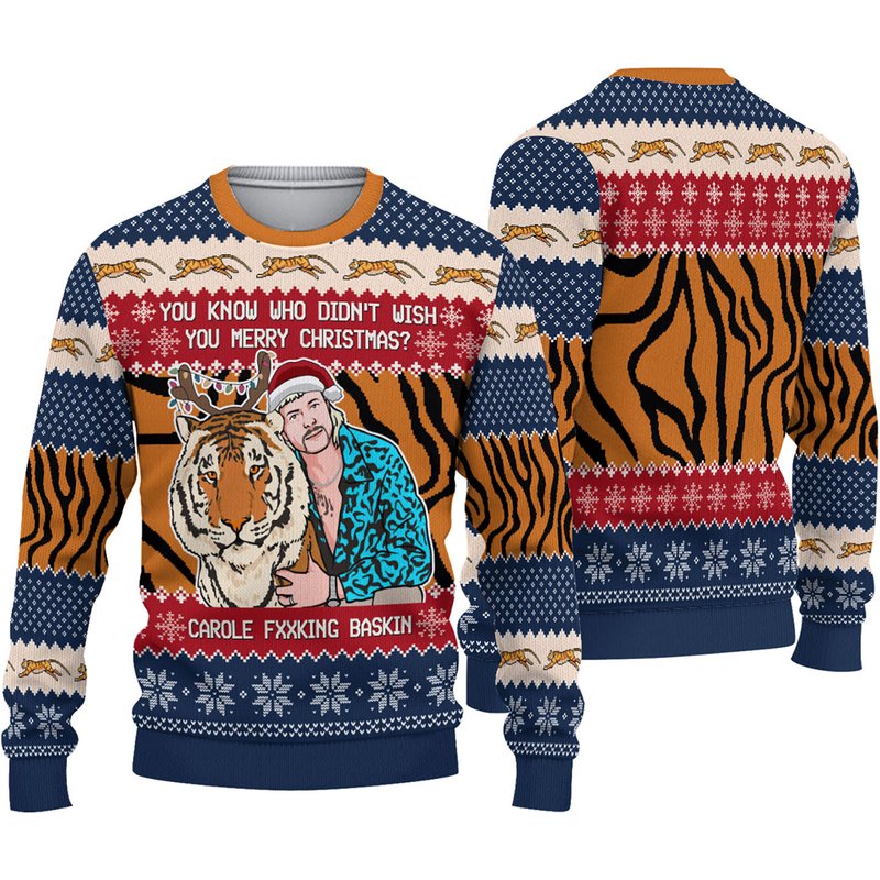 You Know Who Didn't Wish You Ugly Christmas Knitted Sweater — Chandails pour hommes