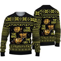 The Good The Bad And The Ugly Ugly Knitted Christmas Sweater
