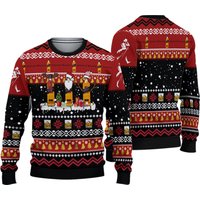 Geo Pattern Johnnie Walker Ugly Christmas Sweater