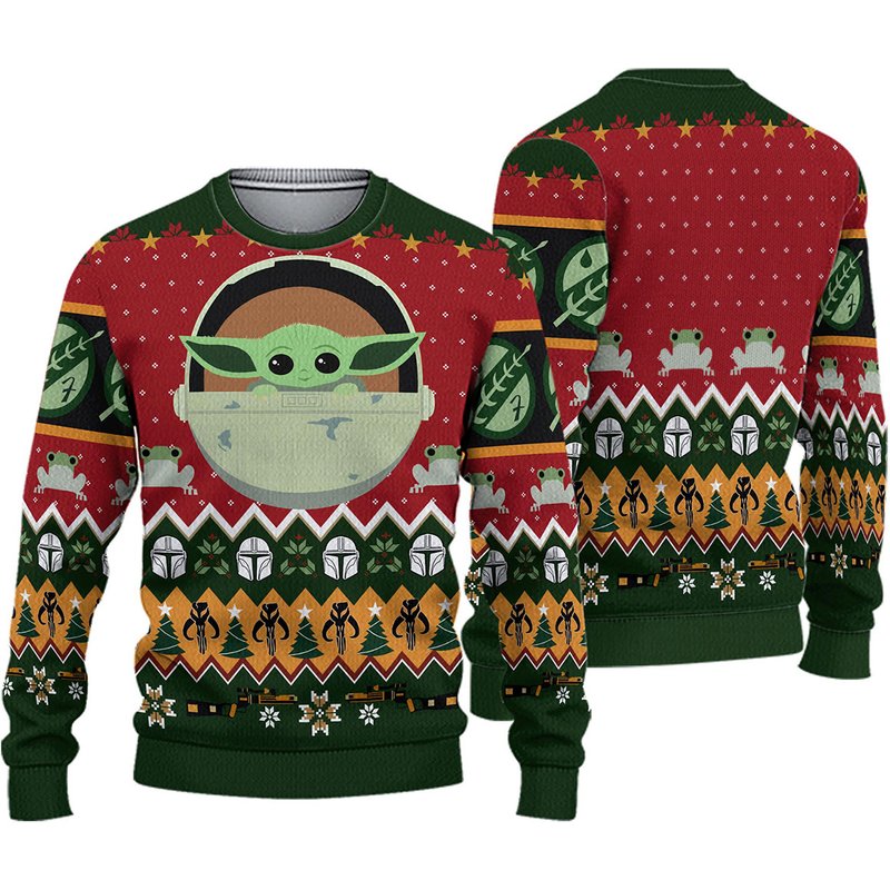 2022 Nerdy Ugly Christmas Sweater — Chandails pour hommes