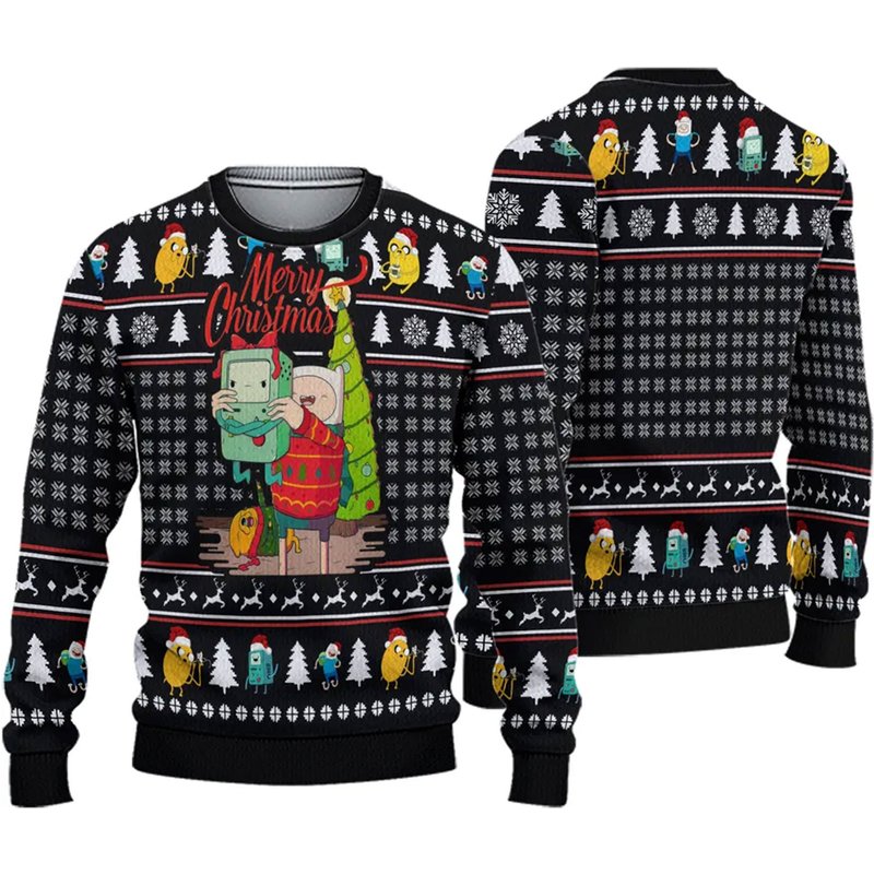 Adventure Time Ugly Christmas Sweater — Chandails pour hommes