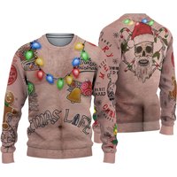 Christmas Life Ugly Sweater, Funny Santa Body Ugly Christmas Sweater