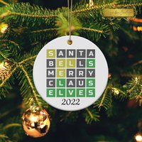 Wordle Ornament, Wordle Christmas Ornament — Ornements