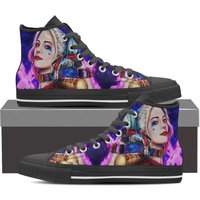 Harley Quinn Sneakers - Stylish Merchandise