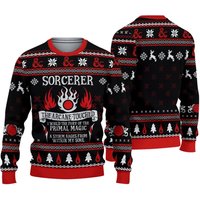 Dnd Classes Sorcerer Ugly 3d Sweater