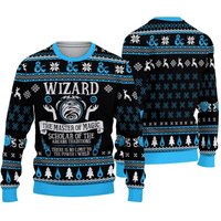 Dnd Classes Wizard Ugly 3d Sweater